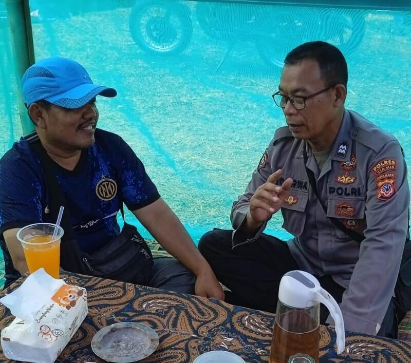 Kanit Binmas Polsek Rancah Ajak Warga Situmandala Jaga Kondusivitas Jelang Pilkada Serentak 2024