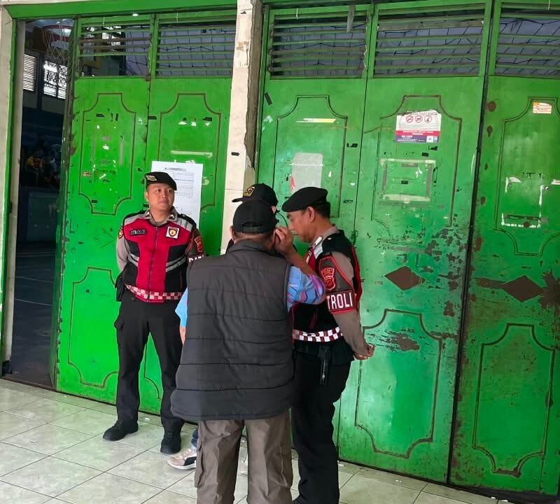 Sat Samapta Polres Ciamis Perkuat Pengamanan Merdeka Cup, Pastikan Seleksi Bola Voli Berjalan Aman dan Kondusif