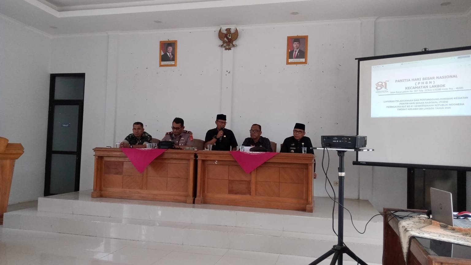 Polsek Lakbok Kawal Kondusivitas hingga Evaluasi PHBN HUT ke-81, Kapolres Ciamis Tekankan Sinergitas dan Akuntabilitas